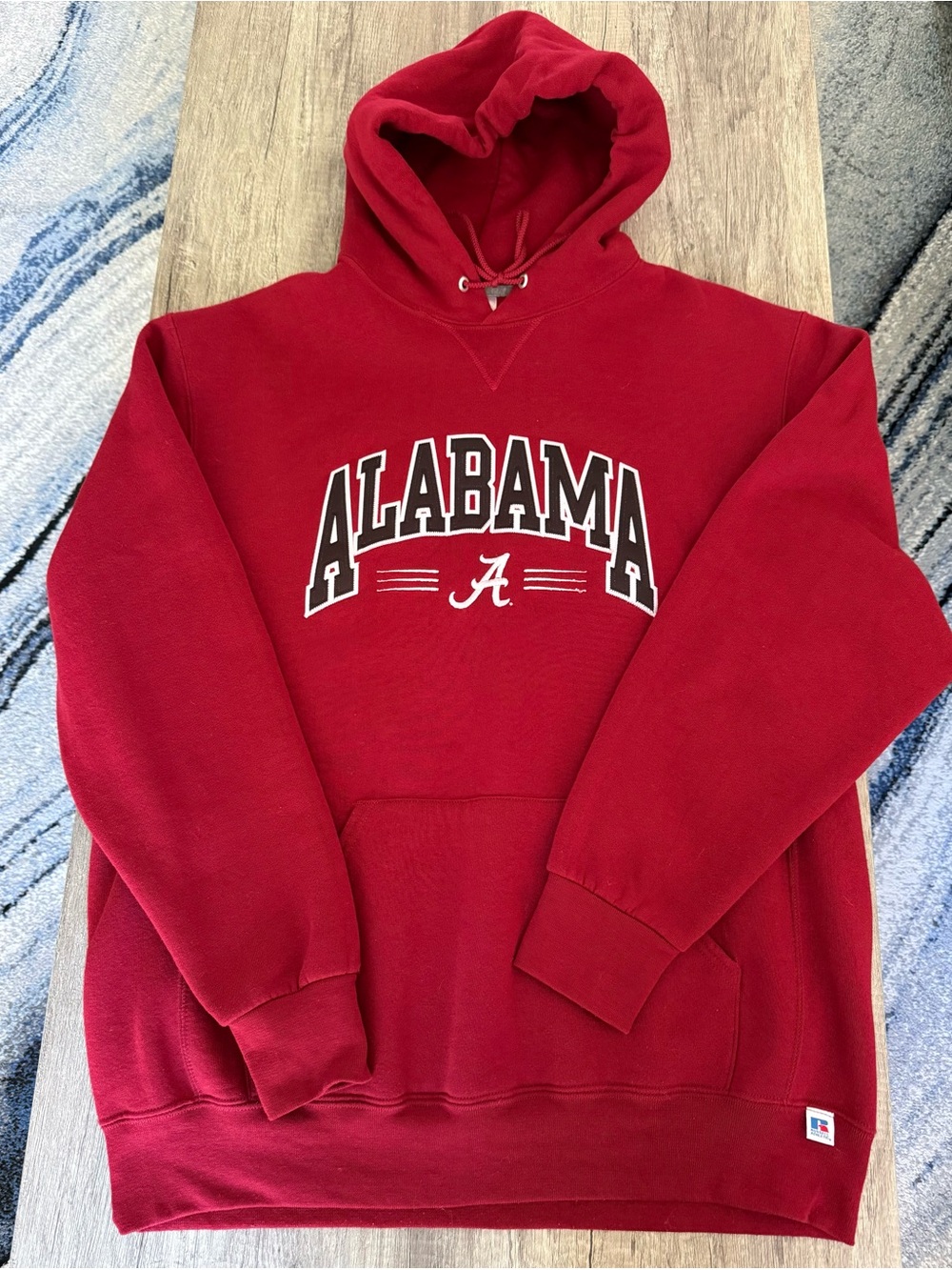 Russell Athletic Red Alabama Crewneck Sweatshirt